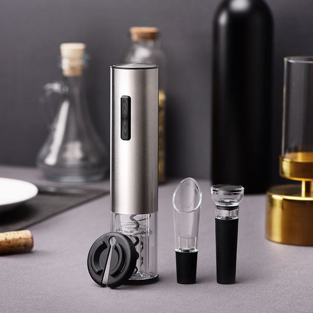 High-end Wineware Set Rechargeable Electric Wine Opener Wine Foil Cutter Wine Aerator Wine Vacuum Stopper