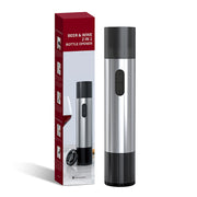 Electric Wine Opener Highest Quality 2 in 1 Design Stainless Steel Exterior with Brushed Pattern
