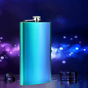 Colorful 18/8 Stainless Steel 12OZ Hip Flask - Flasks for Liquor with Funnel